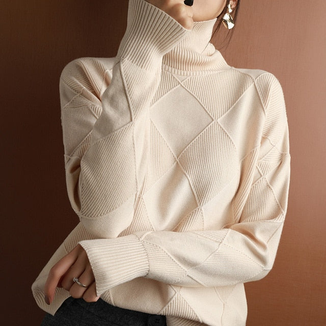 Vanessa | Stylish women's turtleneck sweater