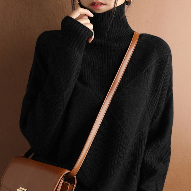 Vanessa | Stylish women's turtleneck sweater