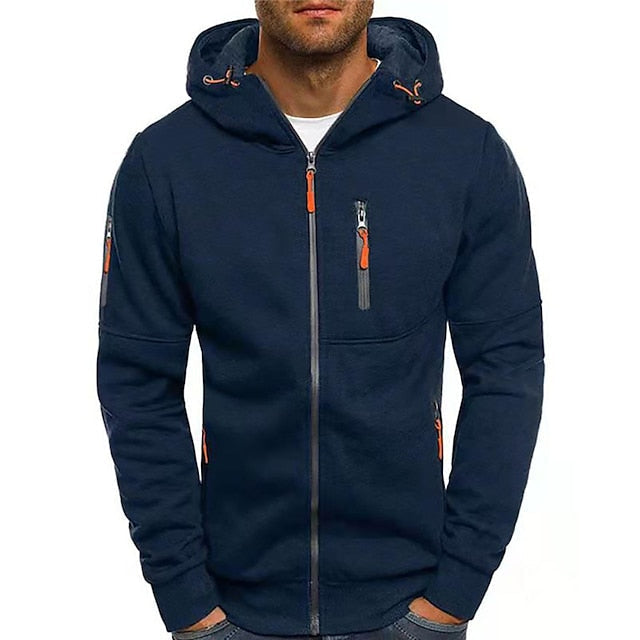 Julian | Herren Kapuzenpullover mit Reißverschluss und Kapuze