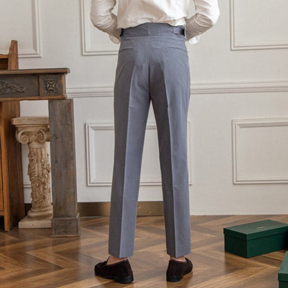 Armin | Elegant men's trousers with a high waist | Formal style