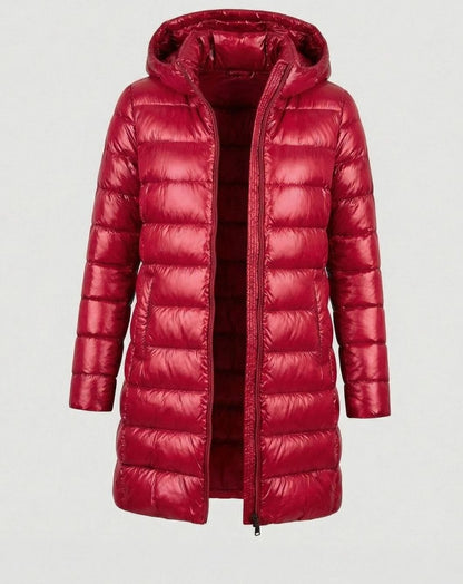 Sophia | Damen ultraleichte Daunenjacke mit Kapuze