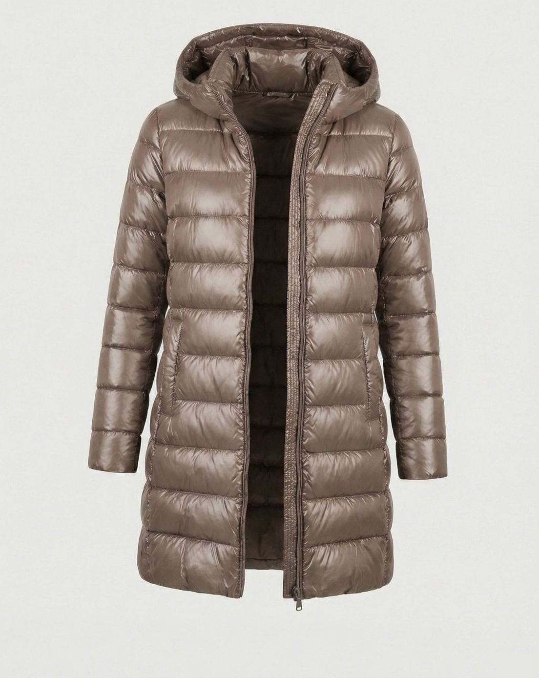 Sophia | Damen ultraleichte Daunenjacke mit Kapuze