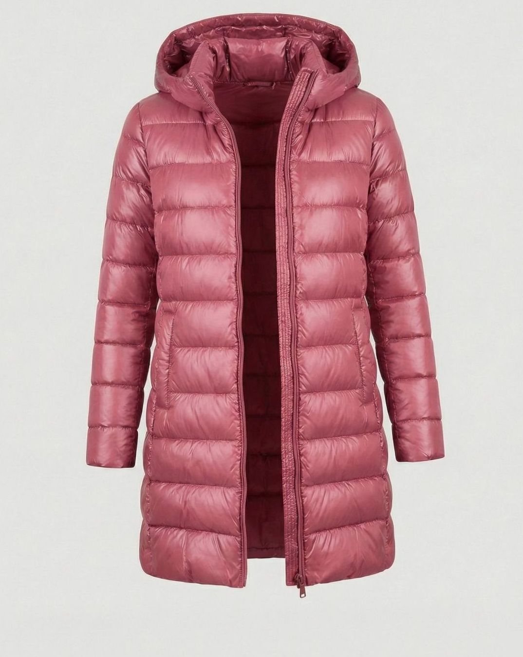 Sophia | Damen ultraleichte Daunenjacke mit Kapuze
