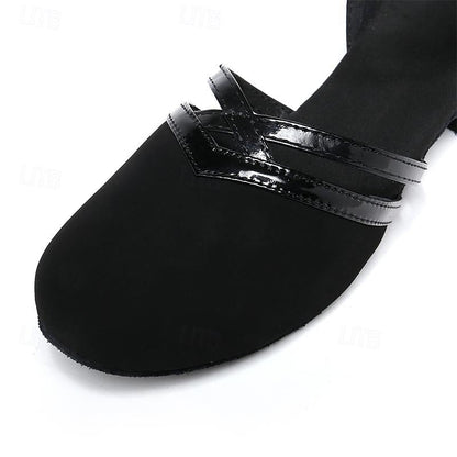 Hanna | Damen Dance Pumps mit Riemen und geschlossener Form